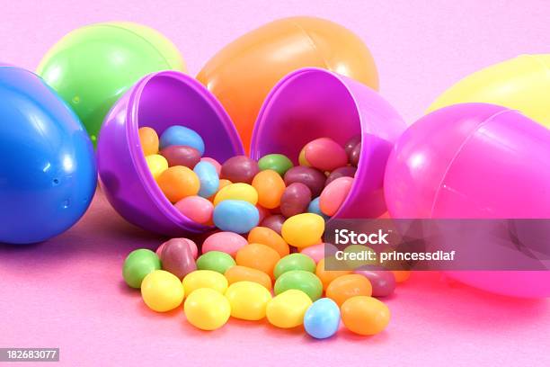 Jelly Bean Easter Eggs Stock Photo - Download Image Now - Easter Egg, Jellybean, Candy