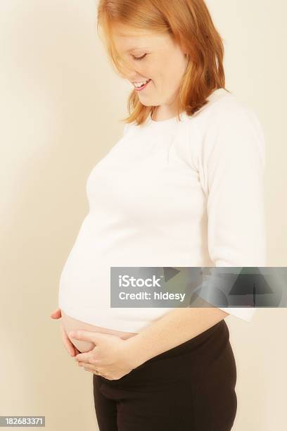 Delightful Pregnancy Stock Photo - Download Image Now - Adult, Adults Only, Cheerful