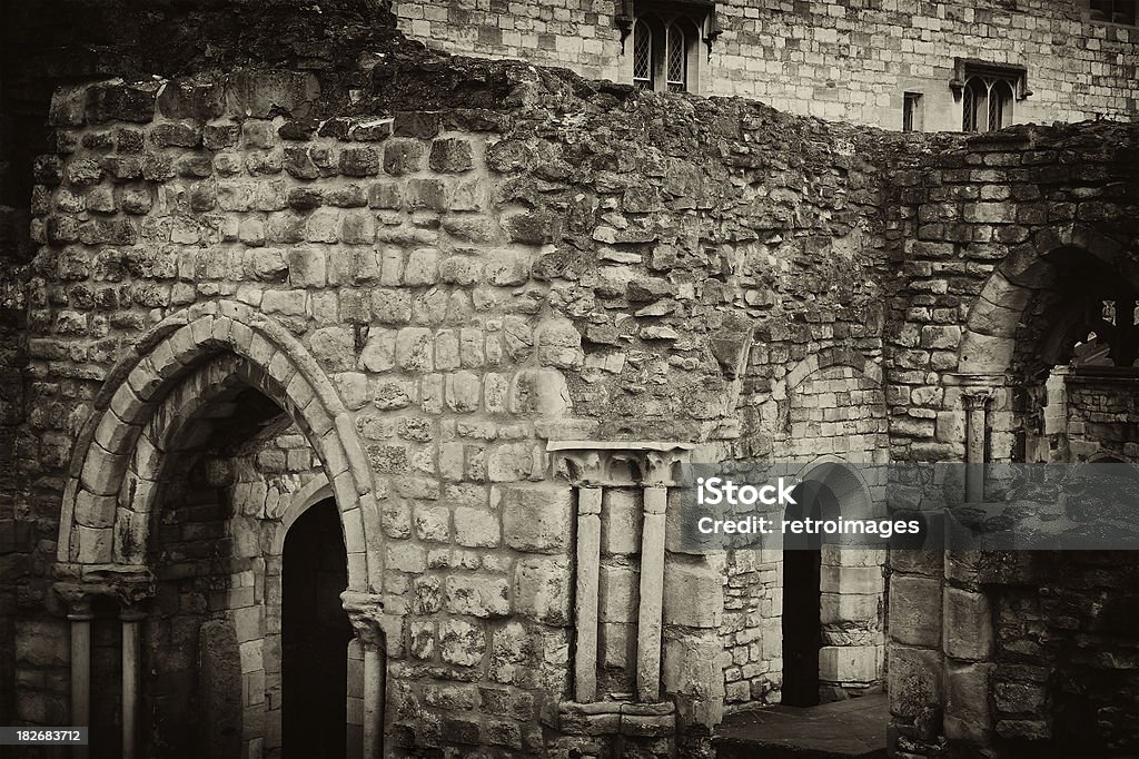 Les ruines de Bishop Lincoln's Medieval Palace - Photo de Antique libre de droits