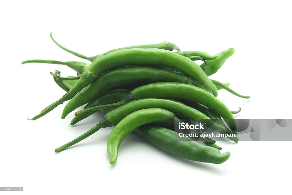 Pimientos chile verde - Foto de stock de Alimento libre de derechos