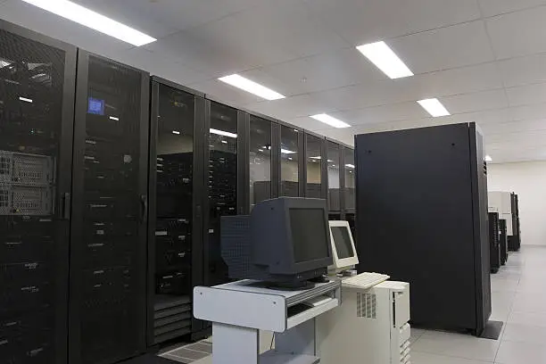 Photo of IBM Server Room