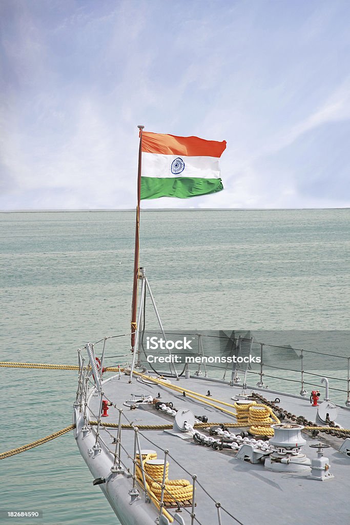 Naval de envío - Foto de stock de Bandera india libre de derechos
