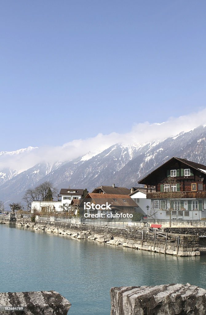 Molo di Brienz, Canton Berna, Svizzera - Foto stock royalty-free di Montagna