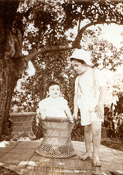 Edwardian brother and sister
