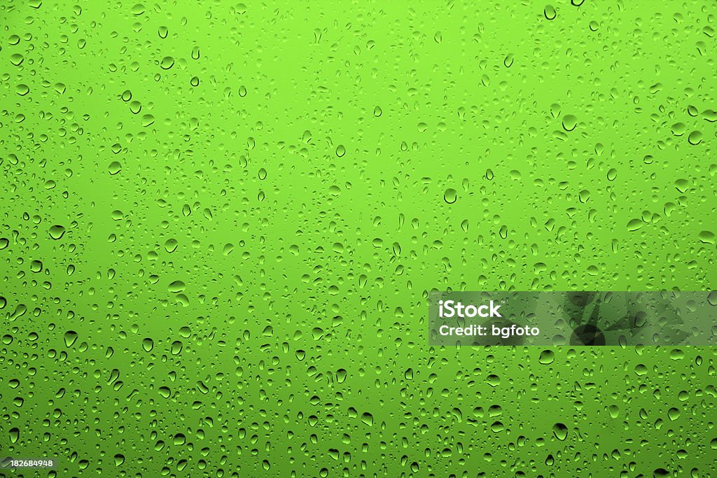 Green krople - Zbiór zdjęć royalty-free (Abstrakcja)