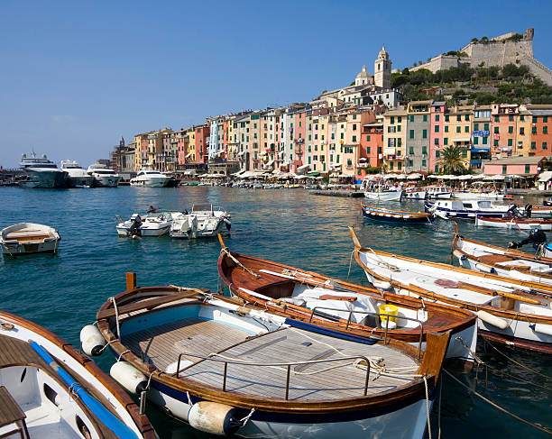 istock Portovenere harbour, Italy 182685008