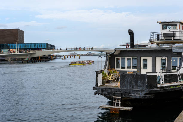 Boat in Christianshavn, Copenhagen, Denmark