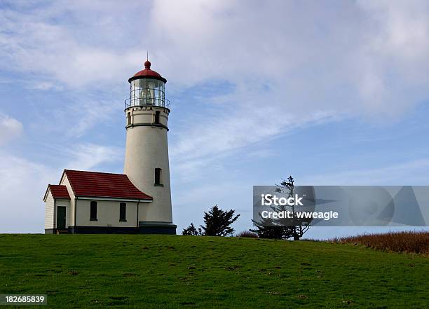 Classic Lighthouse Stock Photo - Download Image Now - Beach, Beacon, Blue