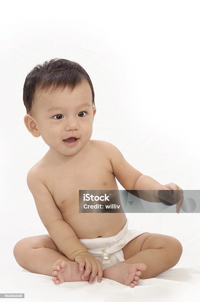 Bebê de estar - Foto de stock de 0-11 meses royalty-free