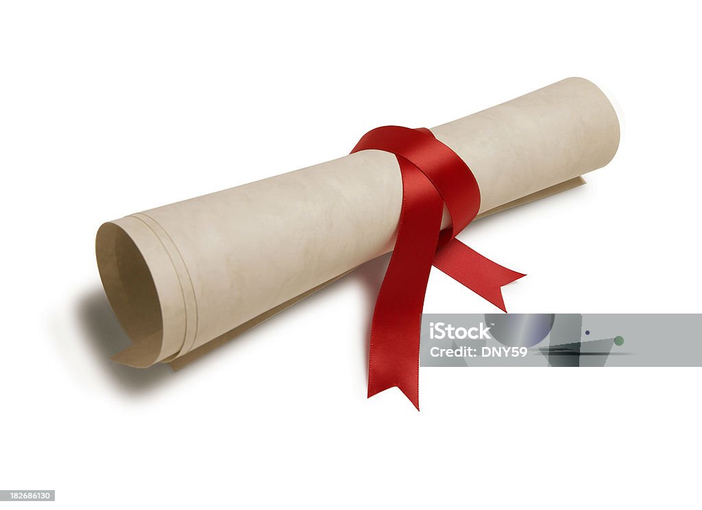 Diploma de 4 - Foto de stock de Rolo de Papel royalty-free