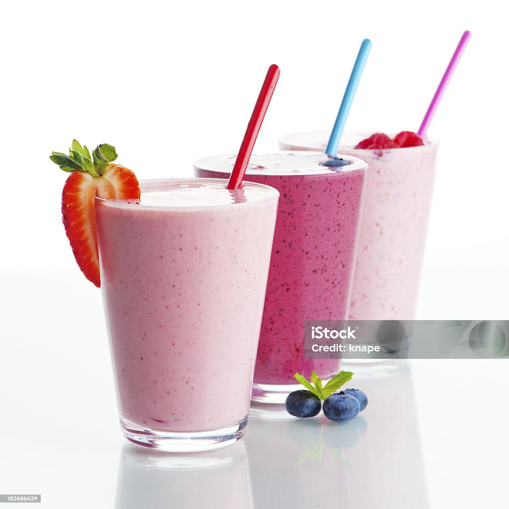 Koktajle owocowe - Zbiór zdjęć royalty-free (Smoothie)