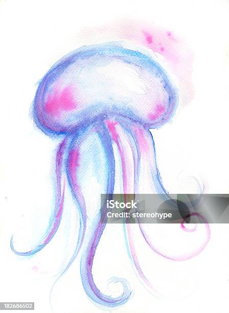 水彩のクラゲ - 海洋生物のベクターアート素材や画像を多数ご用意 - 海洋生物, 絵, クラゲ