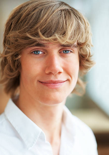Closeup Portrait Of A Smiling Teenage Guy Stock Photo - Download Image Now - Blond Hair, Handsome People, Blue Eyes - iStock Closeup Portrait Of A Smiling Teenage Guy Stock Photo - Download Image Now - Blond Hair, Handsome People, Blue Eyes - iStock