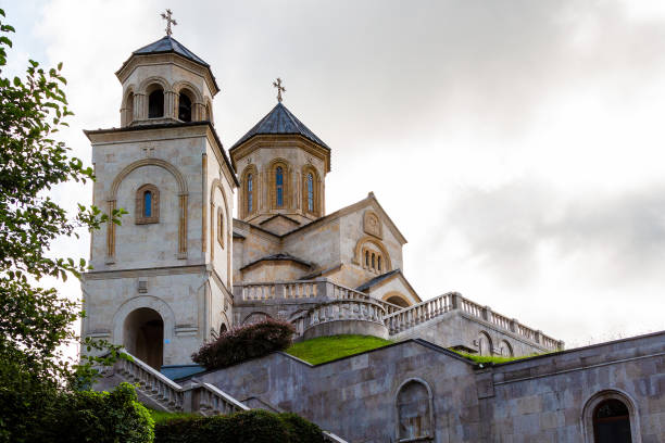 istock bottom view of Holy Trinity Church on Sameba hill 1826873704