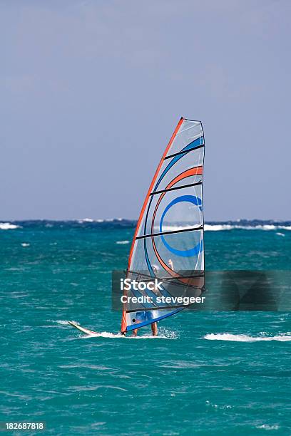 Windsurfen Auf St Lucia Stockfoto und mehr Bilder von Blau - Blau, Eine Person, Entspannung