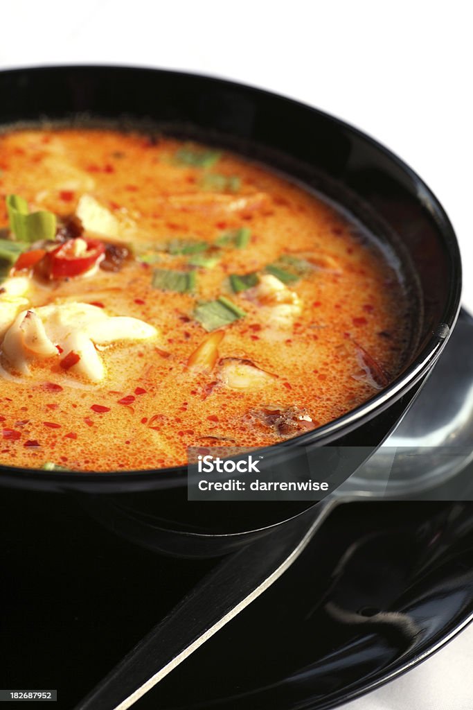 Sopa de tom Yum - Foto de stock de Sopa de Tom Yum libre de derechos