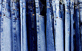 Full Frame Blue Denim Jeans
