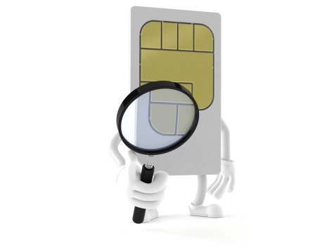 SIM card concept