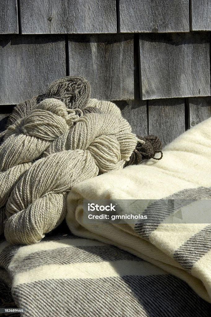 Cobertores e fio - Foto de stock de Agricultura royalty-free