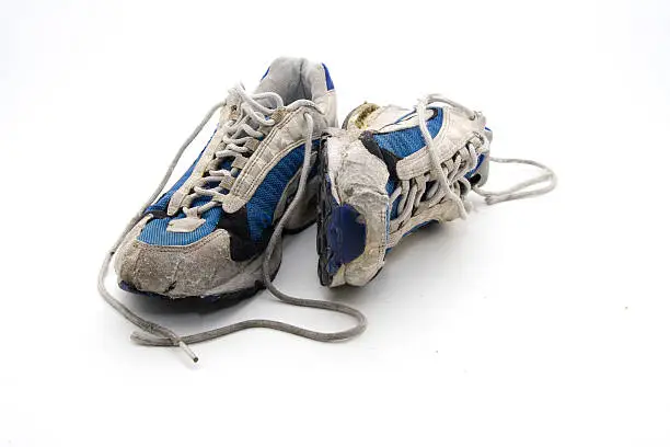 Photo of Old wornout trainers