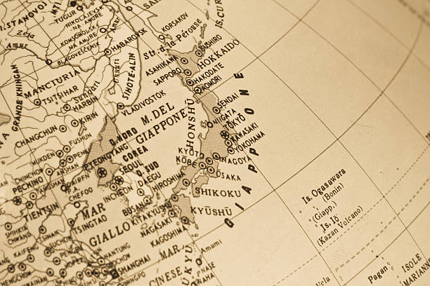istock Map of Japan and Jappan Sea 182690110