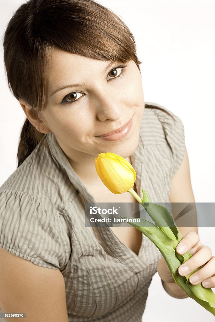 girl with a tulip girl with a tulipother files: Adult Stock Photo