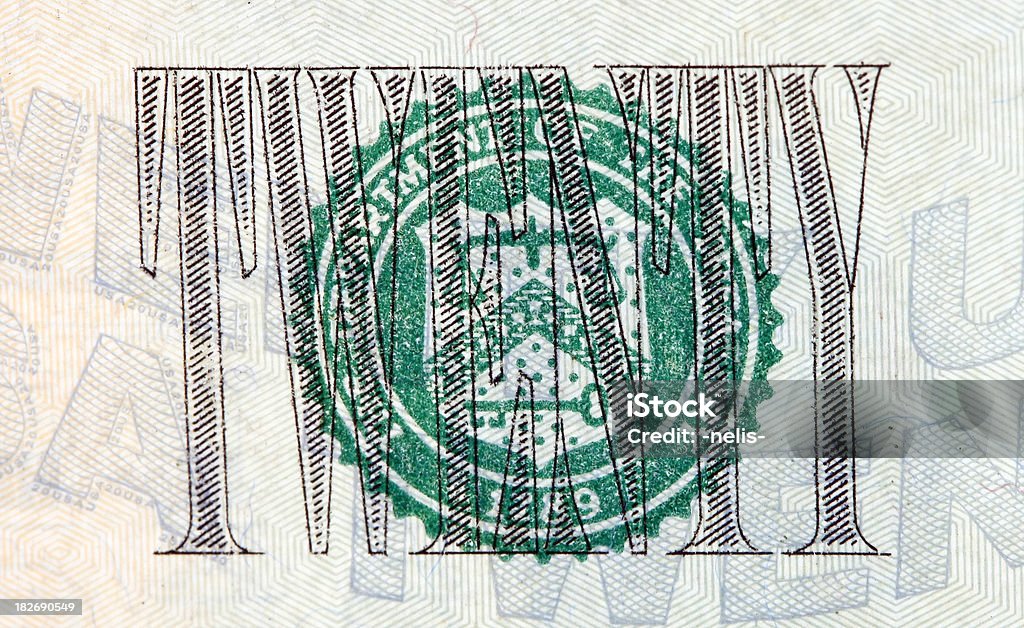 20 달러 지폐 클로즈업 - 로열티 프리 미국 지폐 통화 스톡 사진