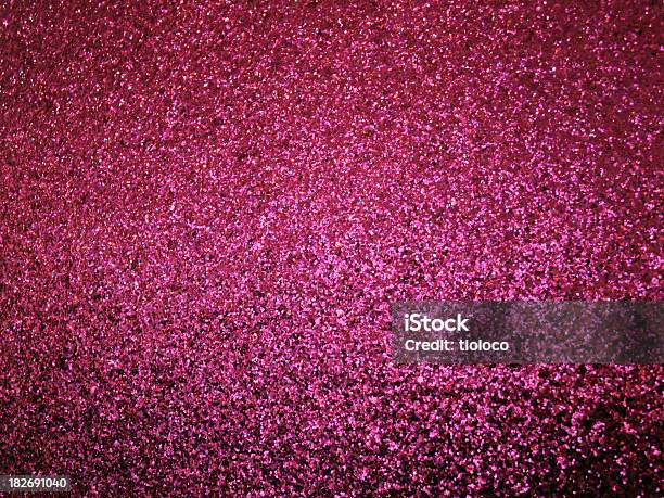 Derosa Glitter - Fotografias de stock e mais imagens de Purpurina - Purpurina, Cor de rosa, Roxo