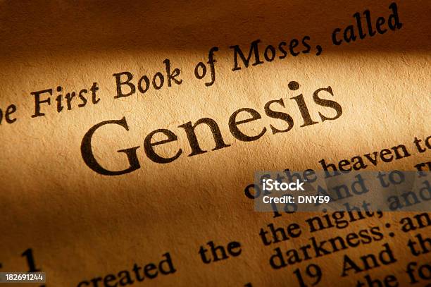 Foto de Genesis e mais fotos de stock de Página - Página, Velho Testamento, Bíblia