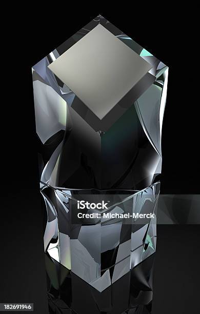 Crystal Obelisk Trophy Stock Photo - Download Image Now - Award, Trophy - Award, Drinking Glass