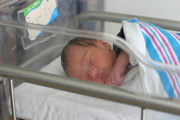 istock Newborn in nursery 182692293