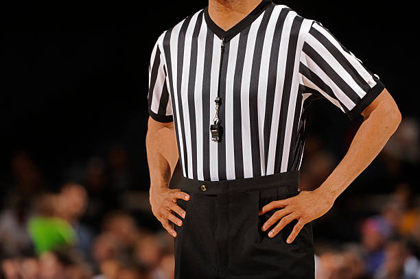 Basketball Referee stock photo