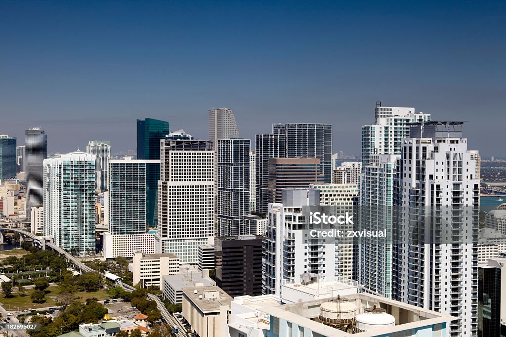 Panorama du centre-ville de Miami - Photo de Appartement libre de droits