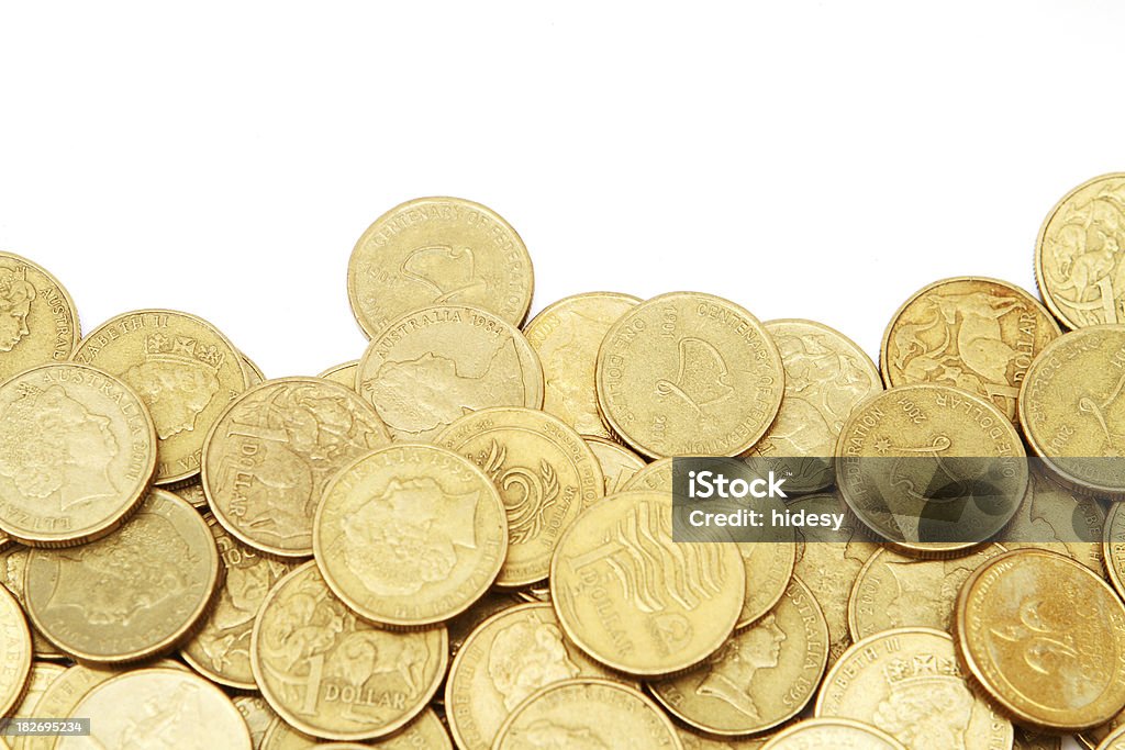 Moedas de ouro - Royalty-free Dourado - Cores Foto de stock