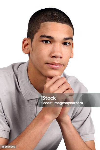 Serious Teen Portrait Stock Photo - Download Image Now - Adolescence, Boys, Serious