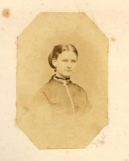 istock Victorian Young woman 1870 182695840