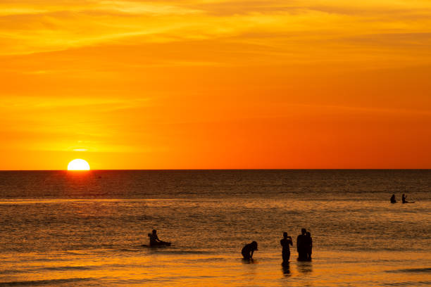 istock Sunset on the beach in Boracay, Philippine 1826963001