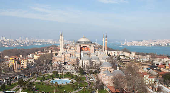 Hagia Sophia, Marmara Sea, Sultanahmet square.