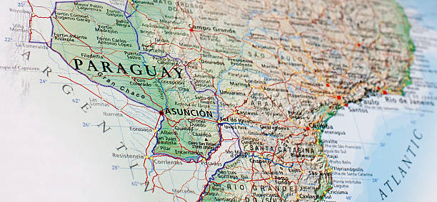 istock map of paraguay 182697944
