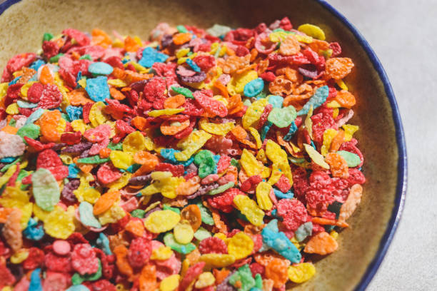 istock sweet multicolored gluten free rice flour breakfast cereal in a plate selective focus 1826983389