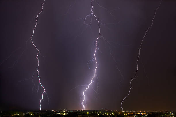 istock Stormy Skies over city 182698411