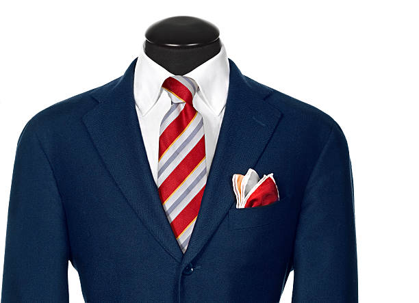 Completo con camicia e cravatta - foto stock