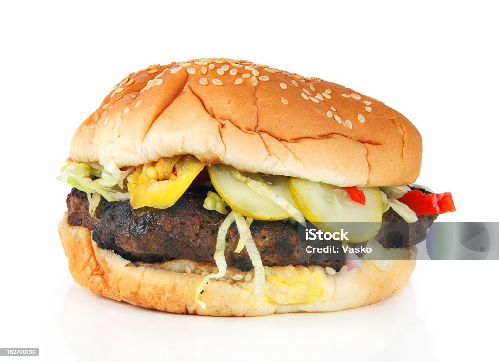 Hamburger 1.1 - Lizenzfrei Brotsorte Stock-Foto