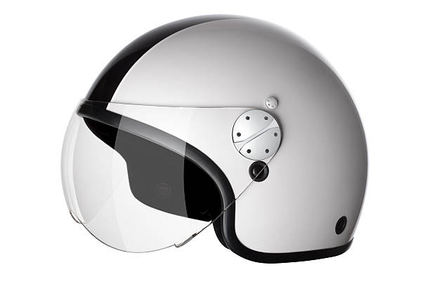 オートバイのヘルメット - helmet motorcycle motorized sport crash helmet ストックフォトと画像