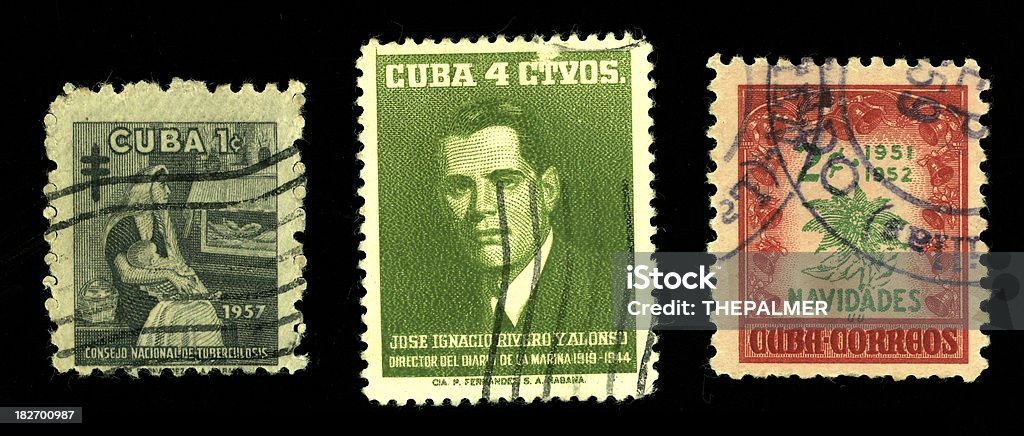 Selo série cubano - Foto de stock de Acessível royalty-free
