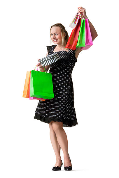 istock People: Blond Woman Shopping 182701232