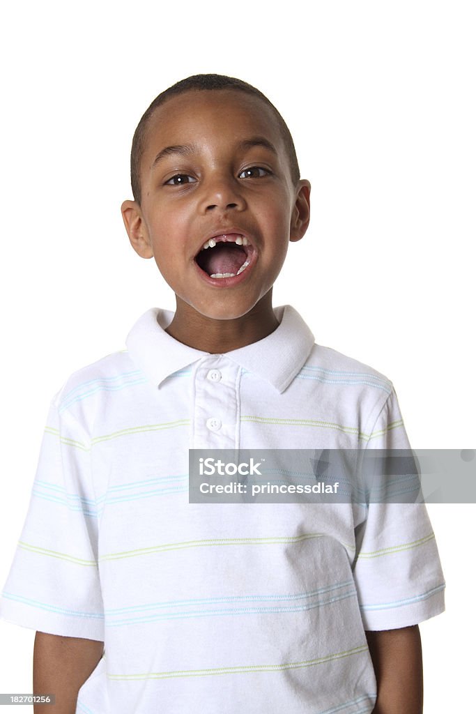 Jungen schreien oder singen - Lizenzfrei Jungen Stock-Foto