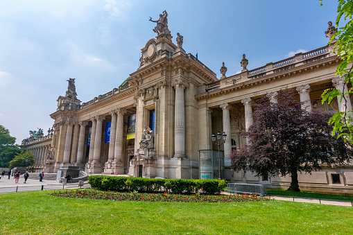 Paris, France - May 2019: Great Palace (Grand Palais) building in Paris