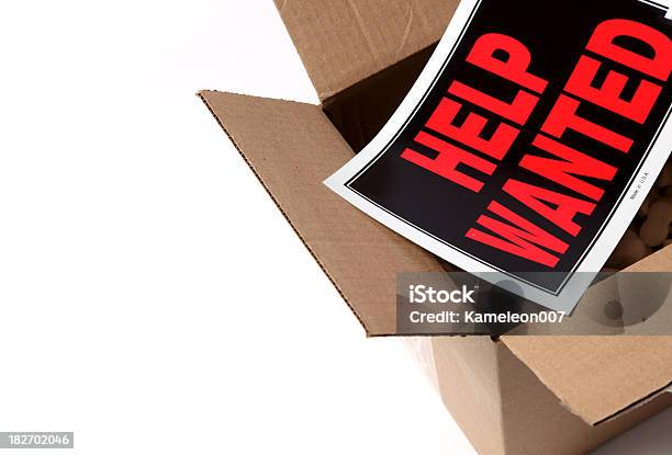 Help Wanted Stock Photo - Download Image Now - Advertisement, Assistance, Black Color