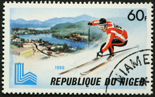 vintage ski racer